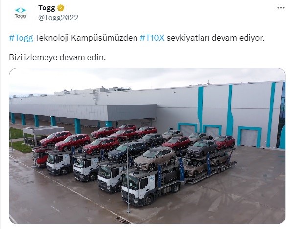 Foto - TOGG paylaştı! İşte o görüntüler