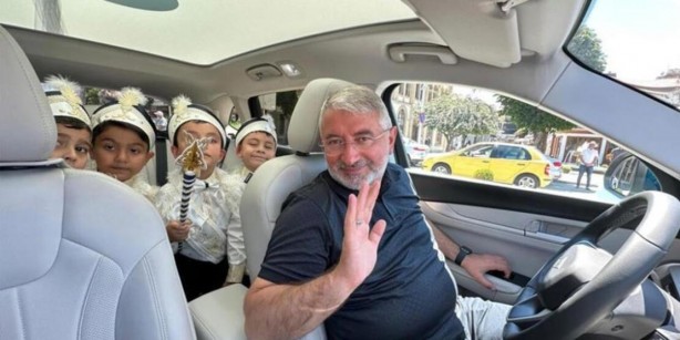 Foto - TOGG sünnet arabası oldu! Şoför koltuğuna belediye başkanı oturdu