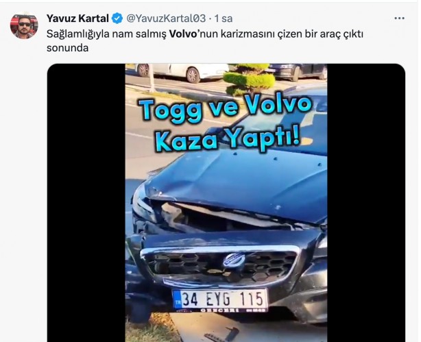 Foto - TOGG, Volvo’yu rezil rüsva etti! Dünyanın en sağlam aracı olarak anılıyordu