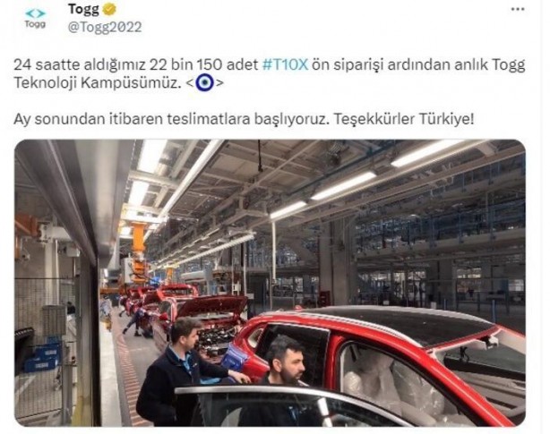 Foto - TOGG'a sipariş yağdı! Rekor kırdı
