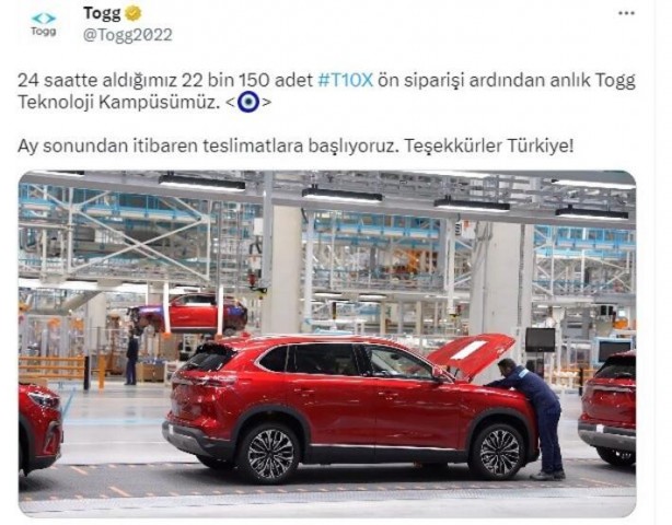 Foto - TOGG'a sipariş yağdı! Rekor kırdı