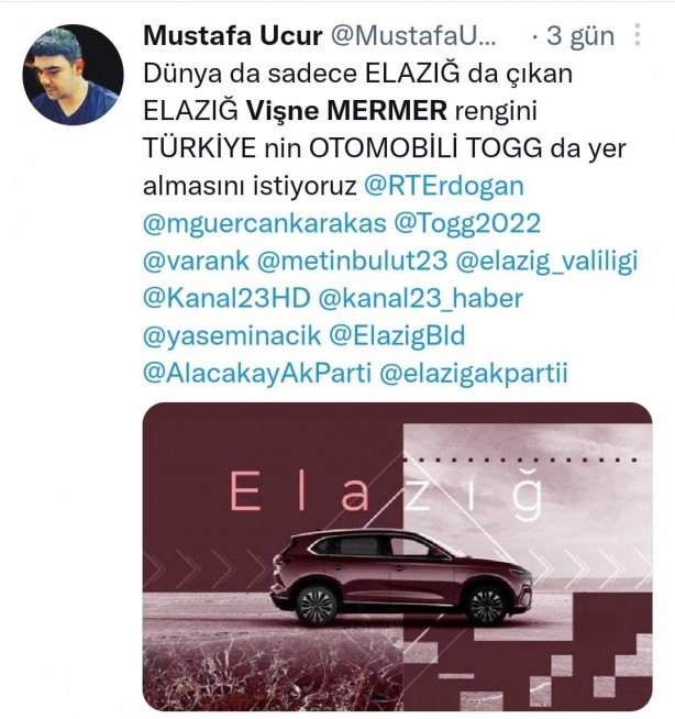 Foto - Togg’a yeni renk mi geliyor! Dünyada sadece Türkiye'ye özgü