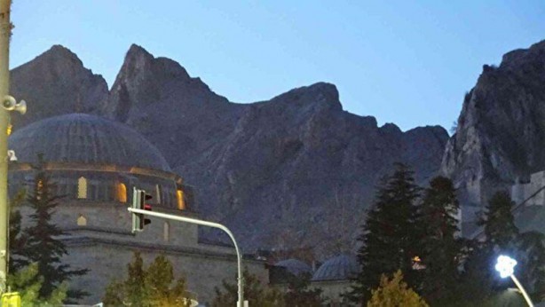 Foto - Tokat Kalesi'nde esrarengiz görüntü! İnsan silueti dikkat çekiyor