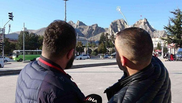 Foto - Tokat Kalesi'nde esrarengiz görüntü! İnsan silueti dikkat çekiyor