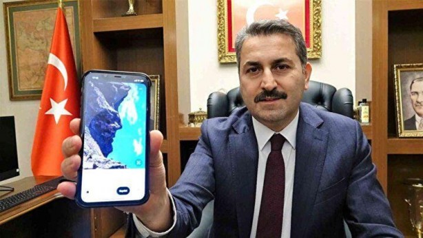Foto - Tokat Kalesi'nde esrarengiz görüntü! İnsan silueti dikkat çekiyor