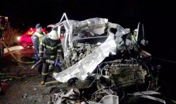 Tokat'ta katliam gibi gibi kaza