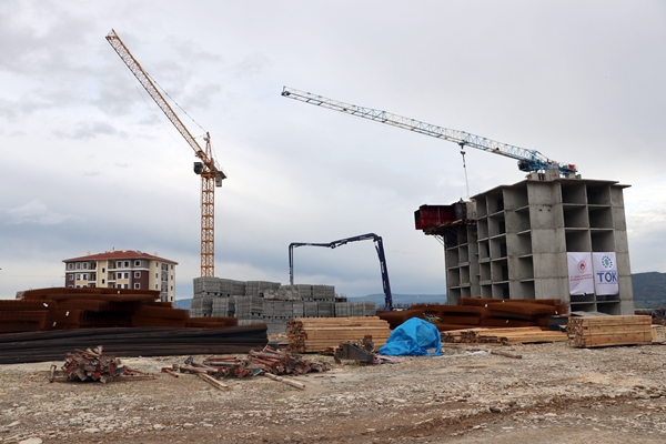Foto - TOKİ İslahiye'de yapıyor: Kaba inşaatı tamamlandı