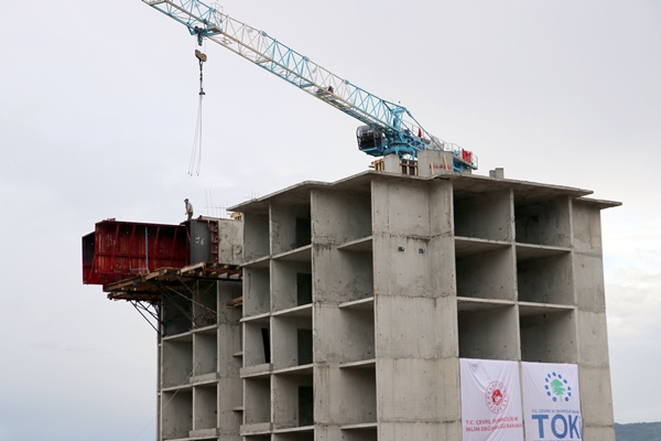 Foto - TOKİ İslahiye'de yapıyor: Kaba inşaatı tamamlandı