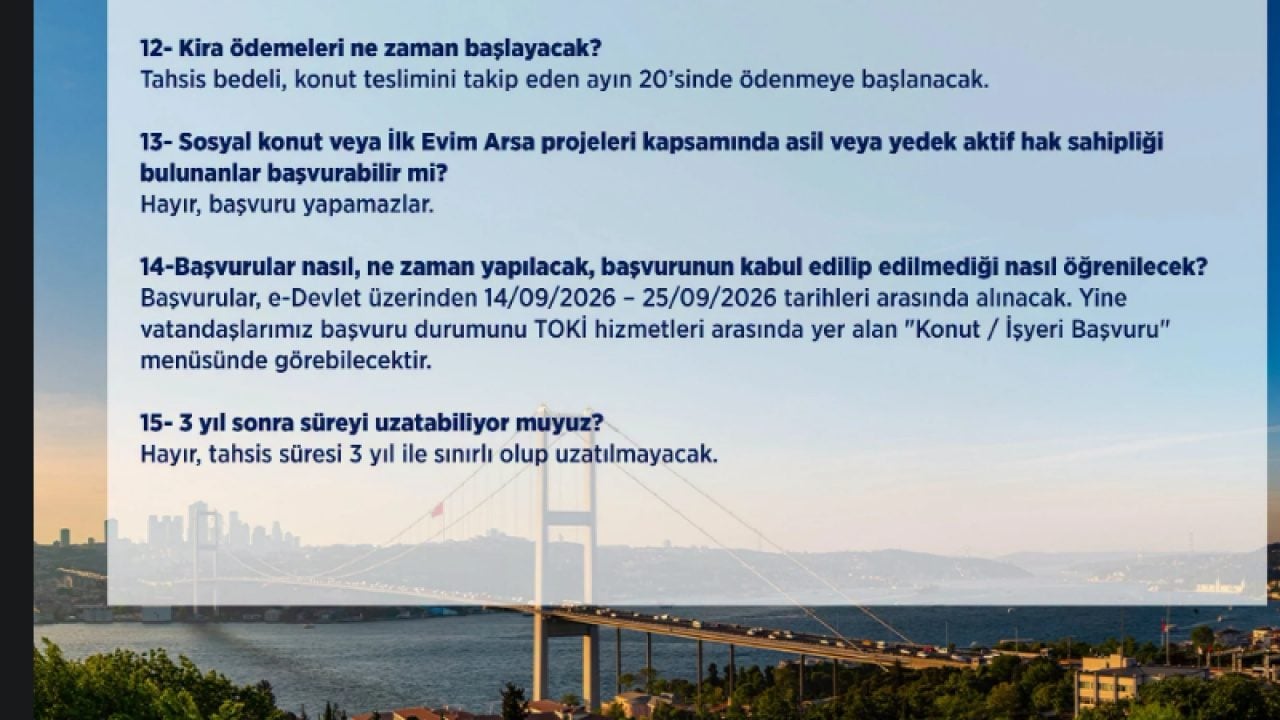 Foto - TOKİ kiralık konut kurası çekiliş tarihi açıklandı mı? İstanbul başvurularında sonuçlar ne zaman duyurulacak?