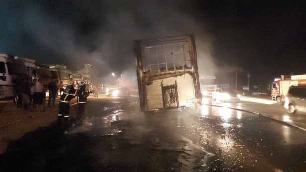 Tonlarca ayçiçek yağı küle döndü!