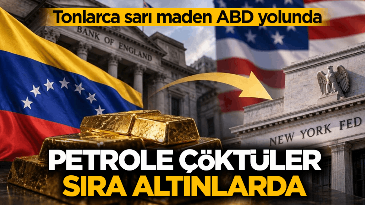 Tonlarca sarı maden ABD yolunda! Petrole çöktüler sıra altınlarda