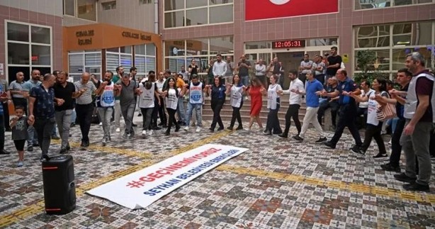 Toplu sözleşme eylemlerini sürdüren memurlara CHP’li gruptan engelleme