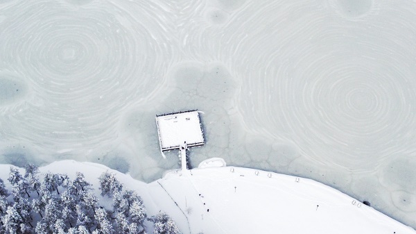 Foto - Topuk Yaylası Göleti buz tuttu 