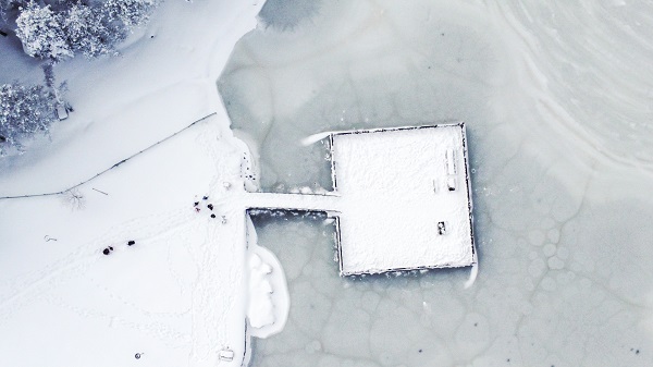 Foto - Topuk Yaylası Göleti buz tuttu 