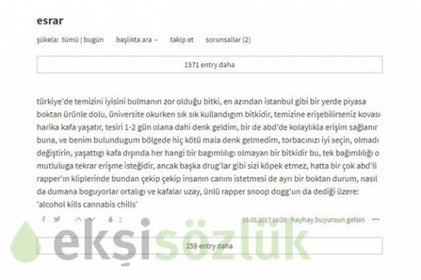 Foto - Torbacıların yeni adresi Ekşisözlük! Gençliğe yönelik büyük tehdit