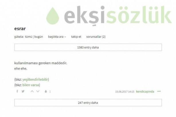 Foto - Torbacıların yeni adresi Ekşisözlük! Gençliğe yönelik büyük tehdit