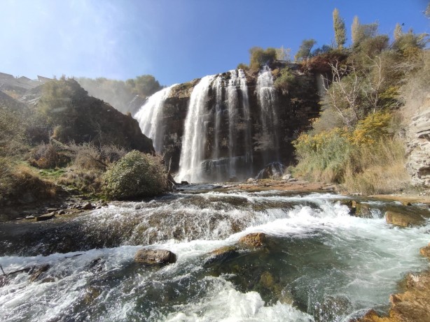 Foto - Tortum Şelalesi gökkuşağı ile süslendi