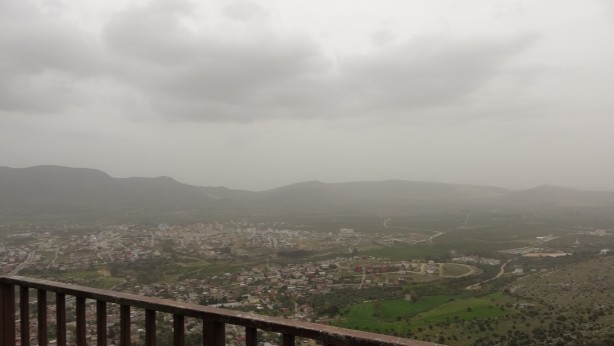 Foto - Toz bulutu Adana'yı beyaza bürüdü! Maske kullanımını artırdılar