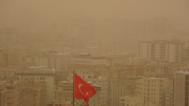 Foto - Toz bulutu tüm şehri kapladı!