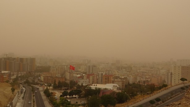 Foto - Toz bulutu tüm şehri kapladı!