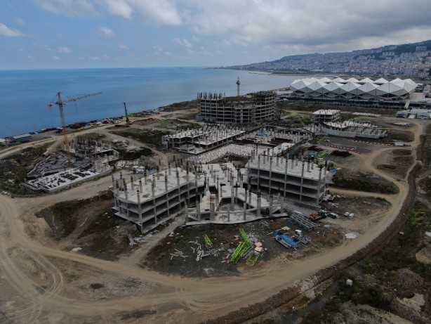 Foto - Trabzon Şehir Hastanesi inşaatı hızla yükseliyor