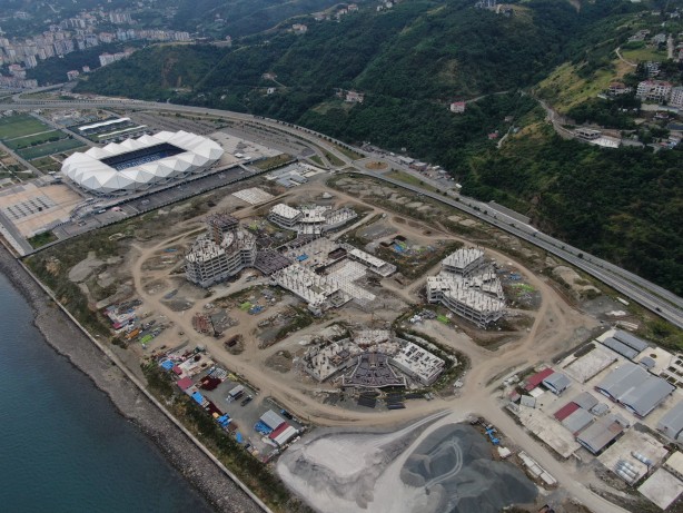 Foto - Trabzon Şehir Hastanesi inşaatı hızla yükseliyor