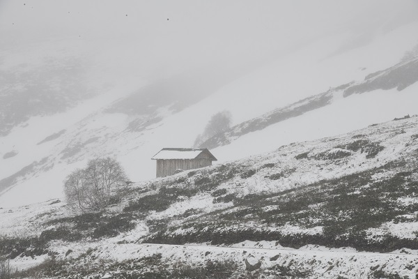 Foto - Trabzon yayalarında mayıs ayında kar manzaraları