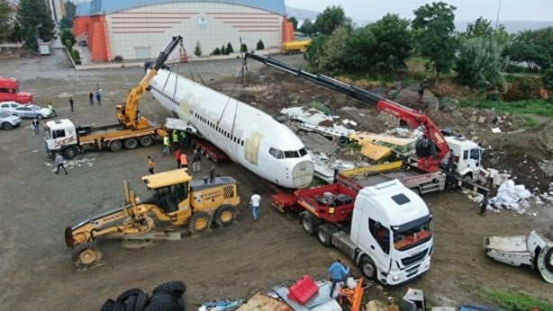 Foto - Trabzon'da düşen uçak pide salonu olacak
