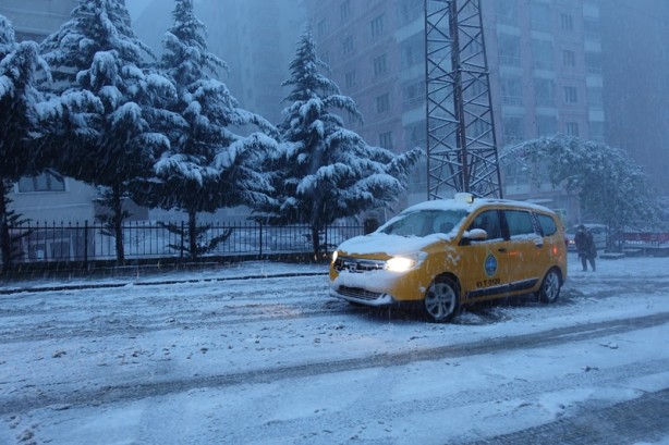 Foto - Trabzon'da kar yağışı