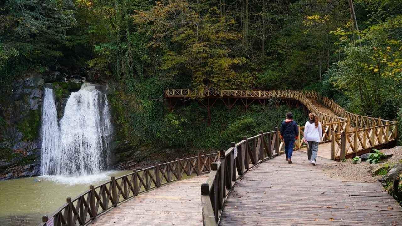 Foto - Trabzon'da sonbahar! Yüksek kesimler farklı renklere büründü