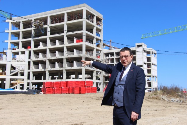 Foto - Trabzonluların merakla beklediği Trabzon Şehir Hastanesi’nin kaba inşaatı tamamlandı