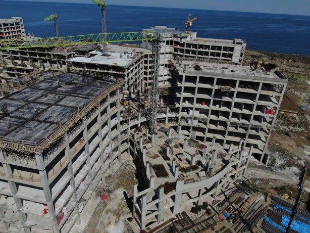 Foto - Trabzonluların merakla beklediği Trabzon Şehir Hastanesi’nin kaba inşaatı tamamlandı
