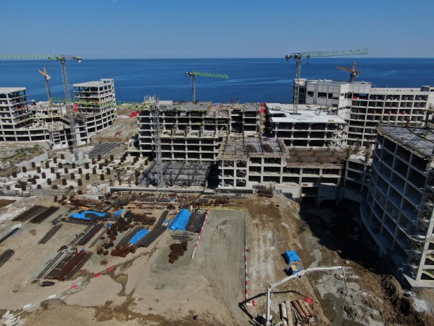 Foto - Trabzonluların merakla beklediği Trabzon Şehir Hastanesi’nin kaba inşaatı tamamlandı