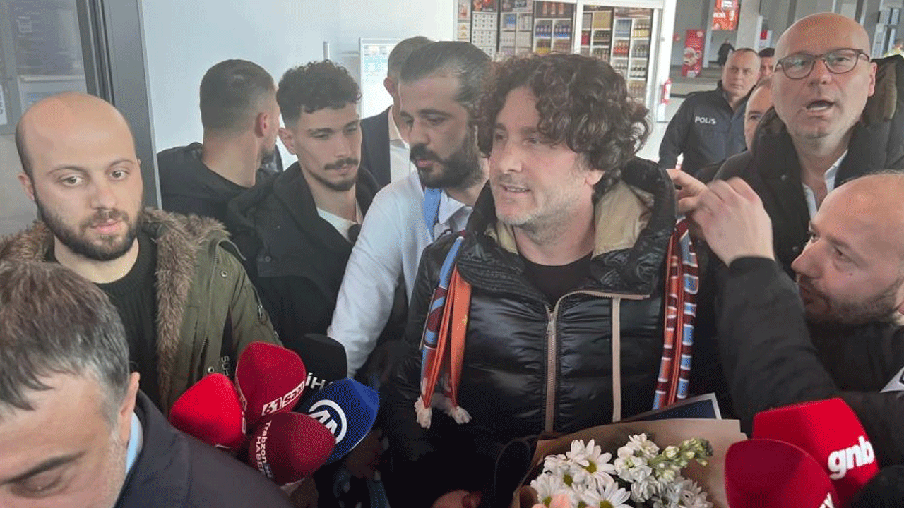 Trabzonspor'un başına geçen Fatih Tekke'ye coşkulu karşılama