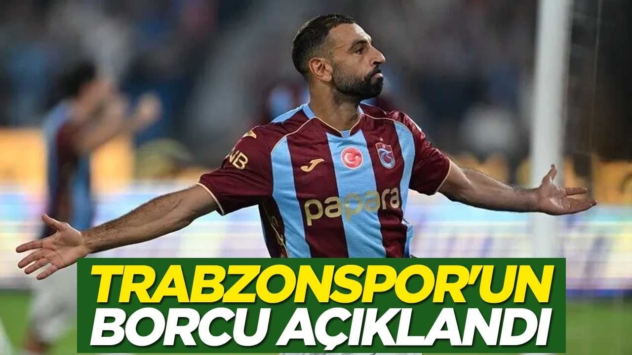 Trabzonspor'un borcu açıklandı