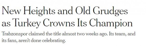 Trabzonspor'un kutlamaları ABD'de gündem oldu