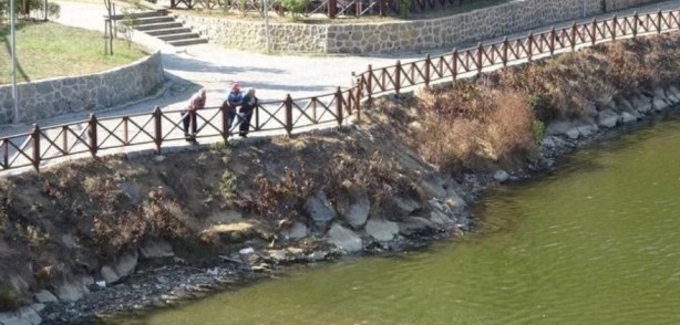 Foto - Korkunç görüntü: Göl simsiyah oldu