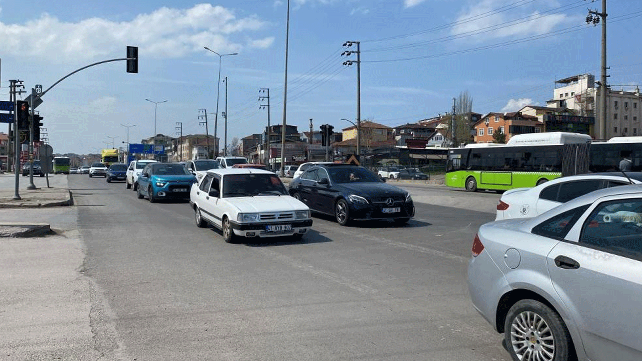 Foto - Trafiği felç eden kaza