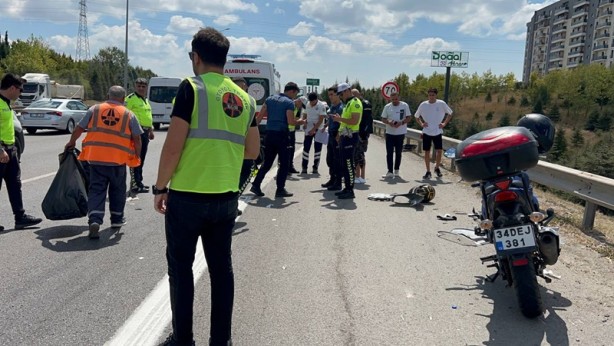 Foto - Trafik kazasında iki motosikletin sürücüsü yaralandı