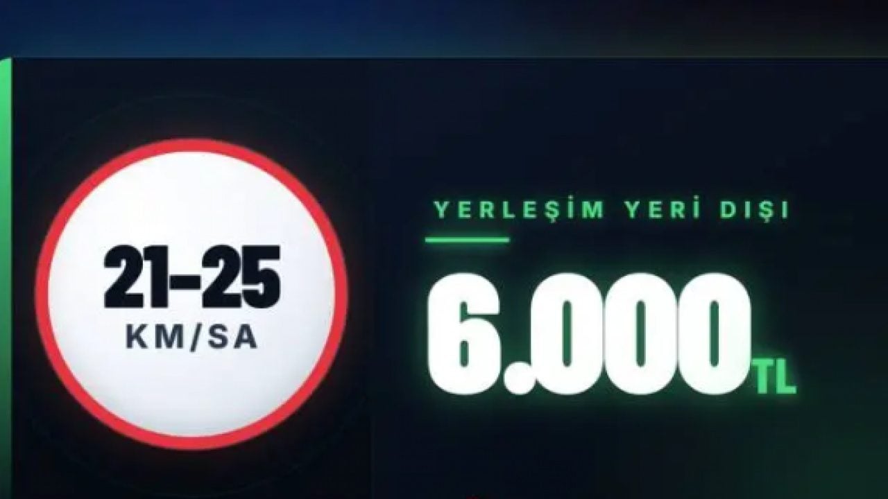 Foto - Trafikte yeni düzenleme: İşte güncel hız cezaları!