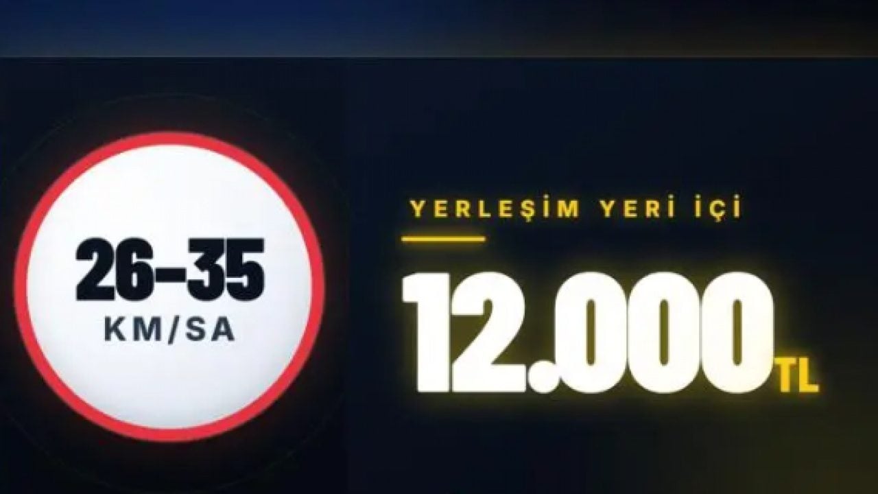 Foto - Trafikte yeni düzenleme: İşte güncel hız cezaları!