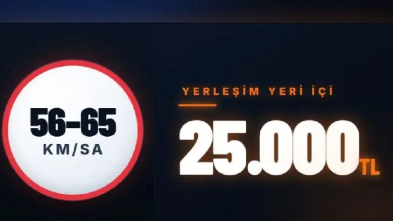 Foto - Trafikte yeni düzenleme: İşte güncel hız cezaları!