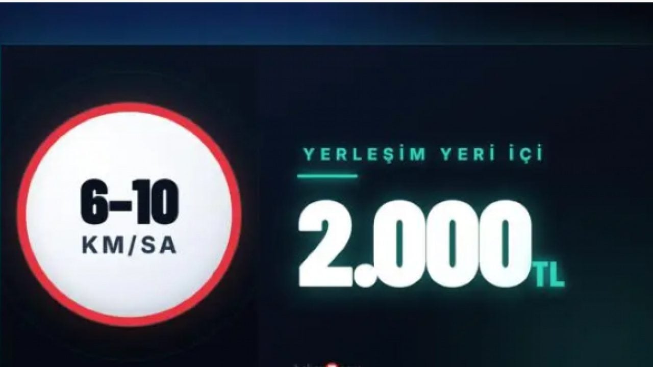 Foto - Trafikte yeni düzenleme: İşte güncel hız cezaları!