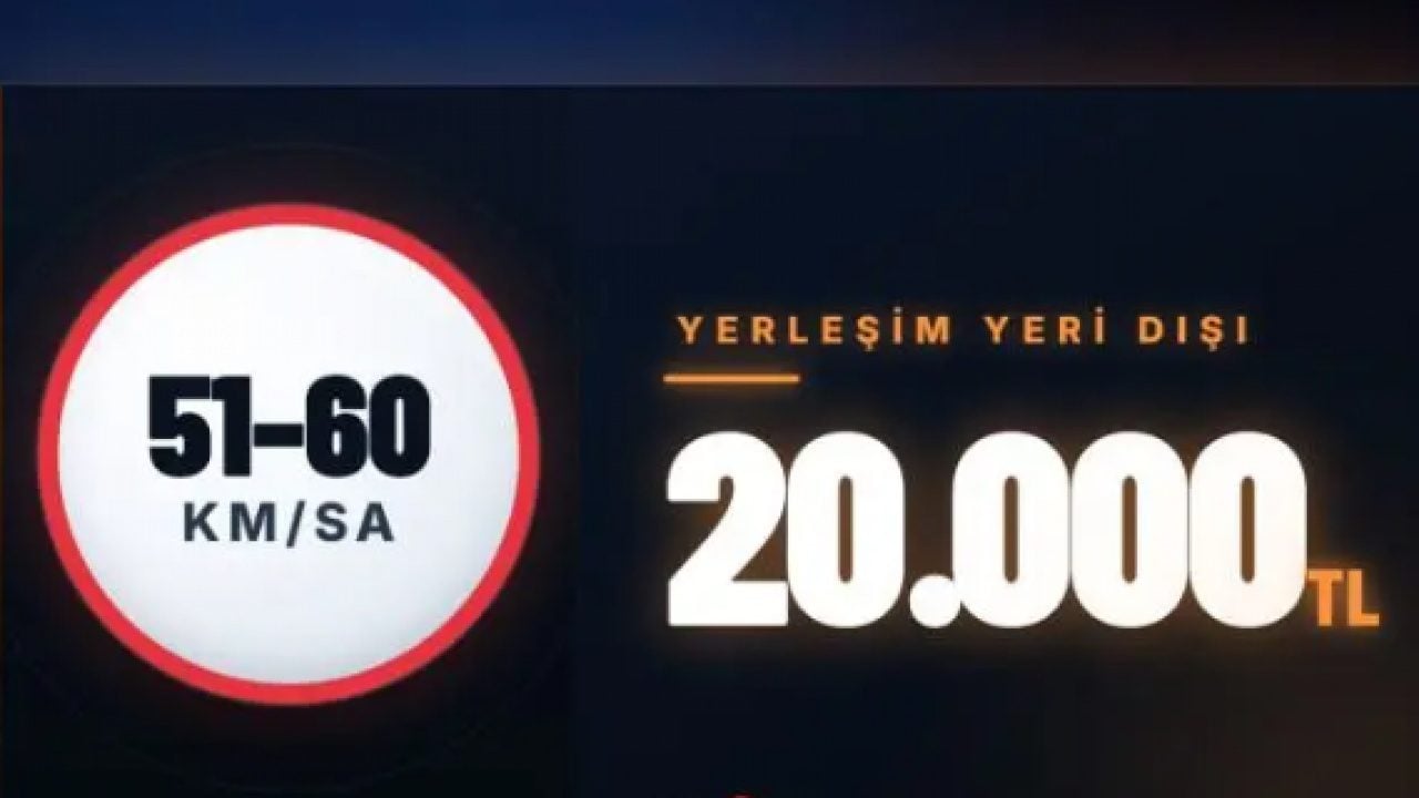 Foto - Trafikte yeni düzenleme: İşte güncel hız cezaları!
