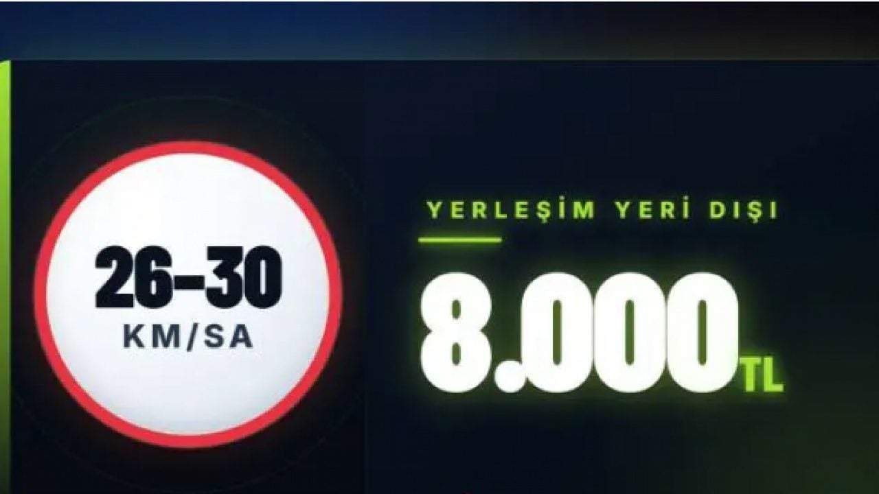 Foto - Trafikte yeni düzenleme: İşte güncel hız cezaları!
