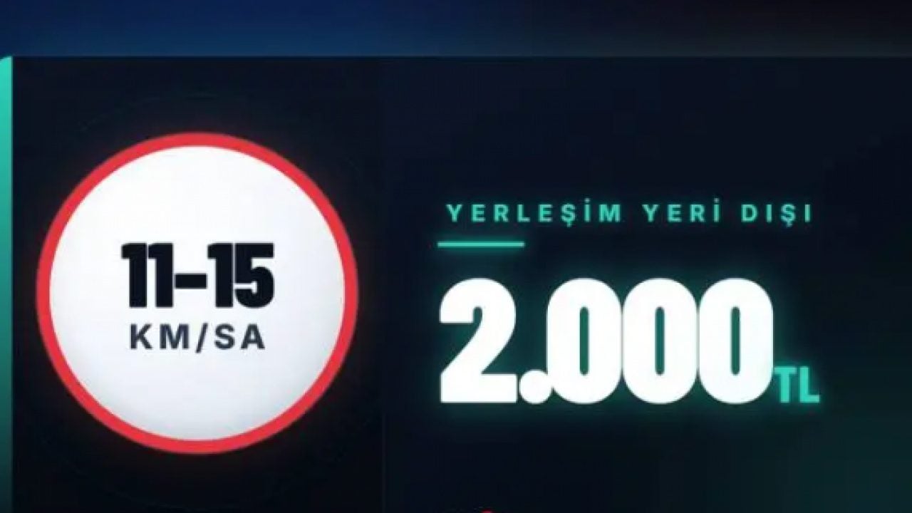 Foto - Trafikte yeni düzenleme: İşte güncel hız cezaları!
