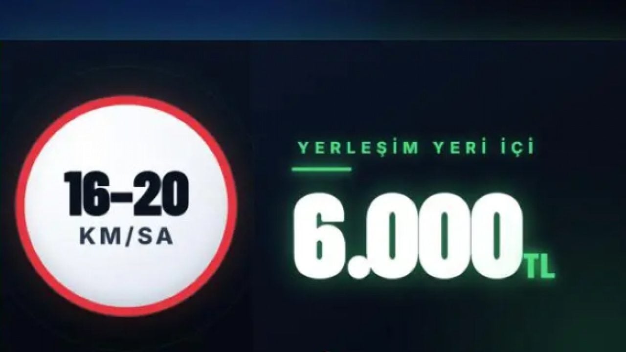Foto - Trafikte yeni düzenleme: İşte güncel hız cezaları!
