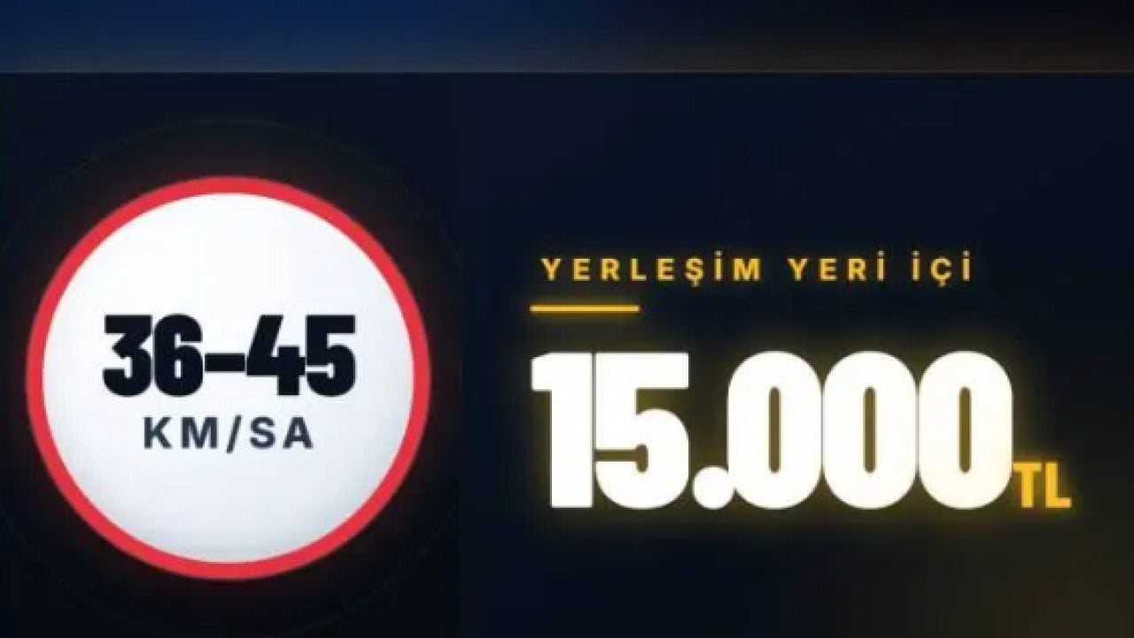 Foto - Trafikte yeni düzenleme: İşte güncel hız cezaları!