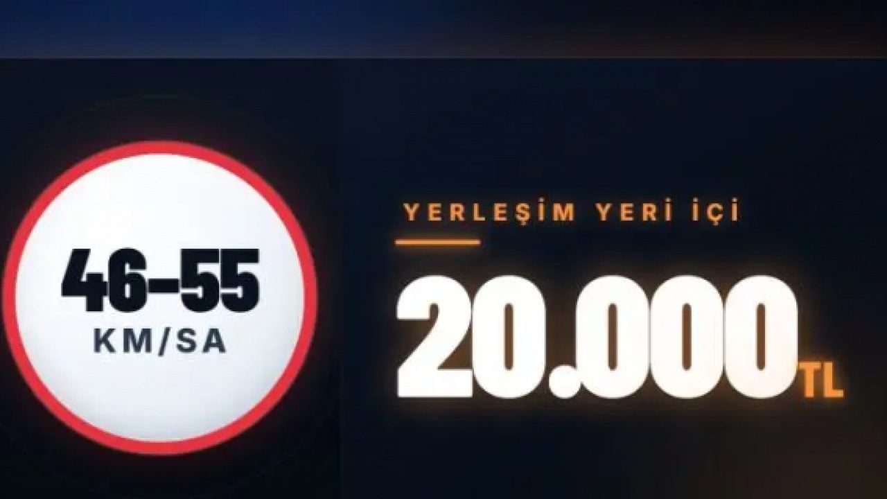 Foto - Trafikte yeni düzenleme: İşte güncel hız cezaları!