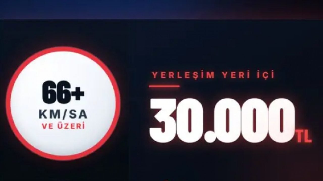Foto - Trafikte yeni düzenleme: İşte güncel hız cezaları!